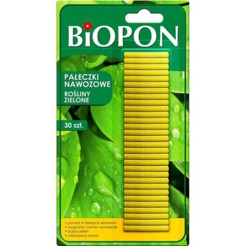 BIOPON NAWÓZ PAŁECZKI NAWOZOWE DO BANANOWCA KROTON ZIELISTKI PAPROCI