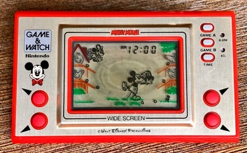 МИККИ МАУС Game & Watch NINTENDO игра РЕТРО 1983 Игра с широкоэкранным яйцом