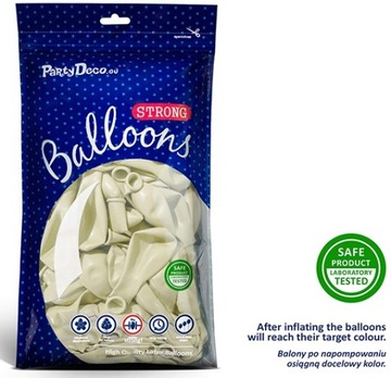 BALONY CRYSTAL PRZEZROCZYSTE TRANSPARENTE PROFESJONALNE 23 CM 9 CALI 100SZT