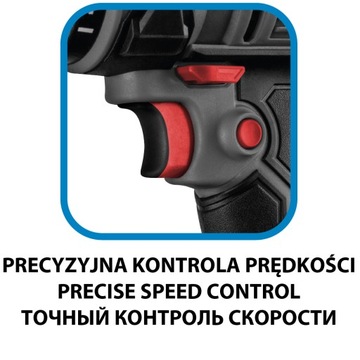 Wiertarko-wkrętarka sieciowa 300W, uchwyt samozaci