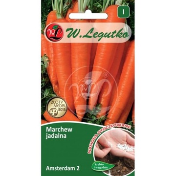 Marchew jadalna Amsterdam 2, otoczkowana LEGUTKO