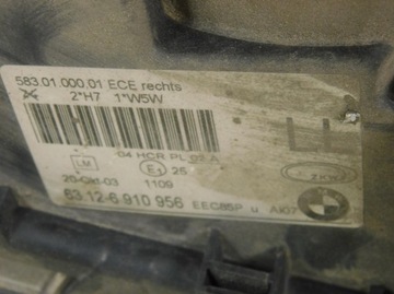 6910955 6910956 SVĚTLA PŘEDNÍ LEVÝ PRAVÁ BMW E46