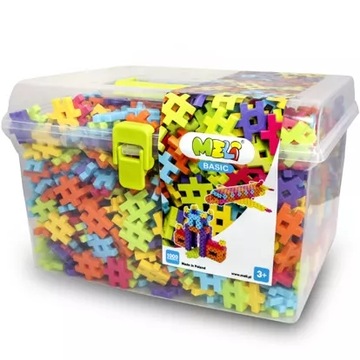 Wafle Klocki konstrukcyjne MELI Basic Box 1000