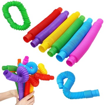 RURKI POP TUBE SENSORYCZNE RURY DUŻE ZESTAW 6 SZT