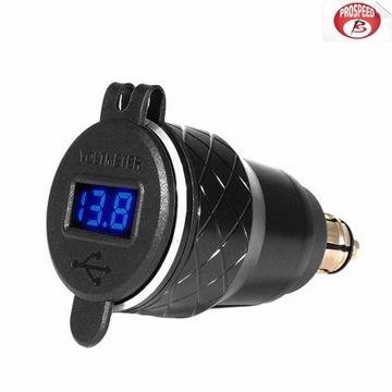 Motocyklowe gniazdo 2 x USB QC 3.0 36W MUS44