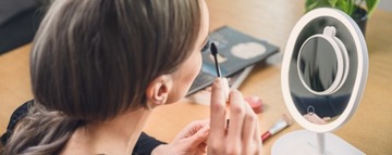 Зеркало для макияжа со светодиодной подсветкой Humanas HS-ML03