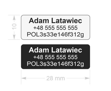 Дрон / наклейка - алюминий - 28x10