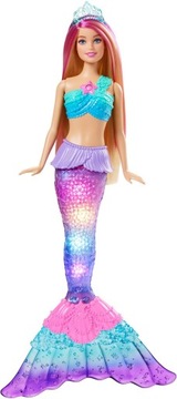 MATTEL BARBIE DREAMTOPIA TWINKLE LIGHT LALKA SYRENKA Z PODŚWIETLENIEM