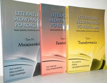 LITERATURY SŁOWIAŃSKIE PO ROKU 1989 Tomy 1,2,4