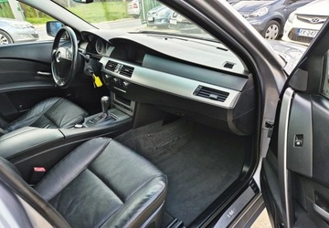 BMW Seria 5 E60 2005 BMW Seria 5 BENZYNA R6 177KM SKORA automat atrakcyjny wyglad okazja, zdjęcie 36