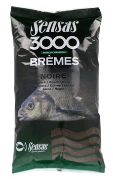 Zanęta Sensas 3000 Bremes Noir 1kg Świeży
