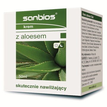 Krem NAWILŻAJĄCY z Aloesem 50ml NA DZIEŃ NOC
