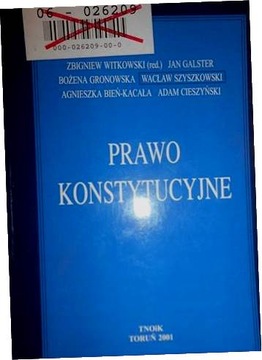 Prawo konstytucyjne - Witkowski