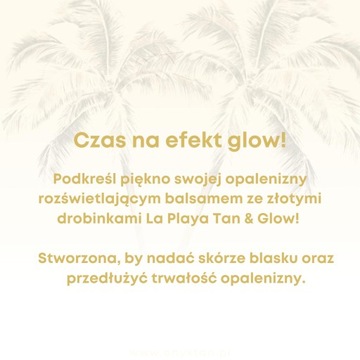 La Playa Tan & Glow - бальзам-осветляющий с тонкими золотыми частицами