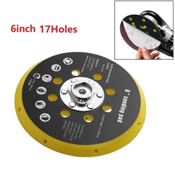 150mm Sander Backing Pad Sanding Disc Grinding Pad