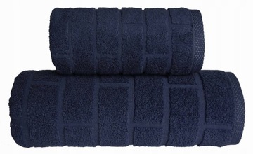 Ręcznik Kąpielowy GRENO BRICK 50x90 Denim