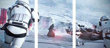 3x OBRAZ NA ŚCIANĘ STAR WARS Galactic Empire 50x70