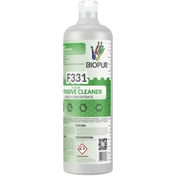 Biopur F331 1l Kwasowy płyn do gruntownego i poremontowego mycia podłóg