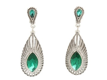 Клипсы для ушей Vipere зеленые