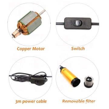 Электрический насос постоянного тока 12 В/24 В, микронасос