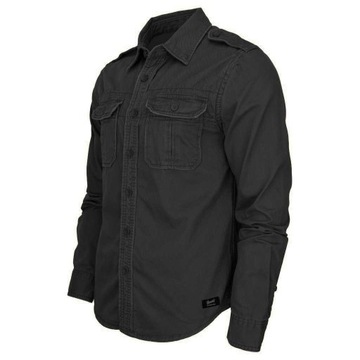 Tričko s dlhým rukávom BRANDIT Vintage Shirt Čierna L