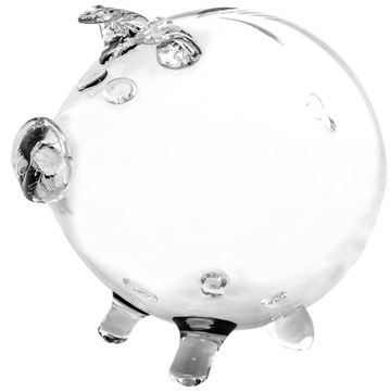 НАБОР БОЛЬШИХ СТЕКЛЯННЫХ ЛУКОВ «СВИНКА», ПРОЗРАЧНЫЙ, 2 шт.