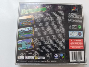 3D ЛЕММИНГИ PSX PS1 PAL * АНГЛ.