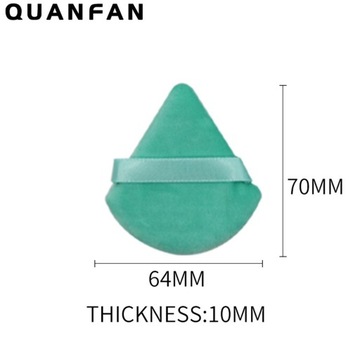 Треугольная пудра, моющаяся пуховка для макияжа.