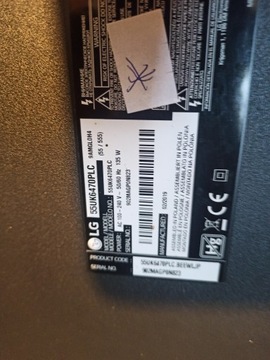 Podświetlenie LED HC550DGG-SLUL1-A14X LG 50UK6470