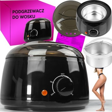 PODGRZEWACZ DO WOSKU W PUSZCZE MOCNY 100W DEPIALCJA USUWANIE WŁOSÓW PRO XXL