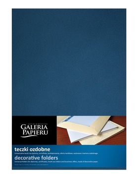 Декоративная папка для диплома Millenium, темно-синяя, 1 шт.