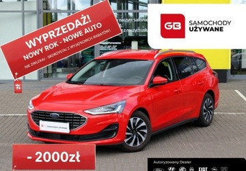 Ford Focus IV Kombi Facelifting 1.0 EcoBoost MHEV 155KM 2022 Ford Focus 1.0 EcoBoost Hybrid 155KM M6 TitaniumX SalonPL SerwisASO FVmarza