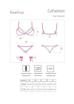 Комплект Sensual Reelina, размер - S/M