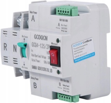 AUTOMATYCZNY PRZEŁĄCZNIK ZASILANIA 63A 2P 220V