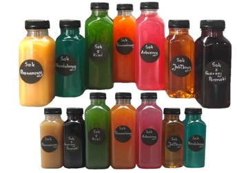 Бутылка ПЭТ пластиковые бутылки для сока, специй, 250мл, 10 шт + этикетки