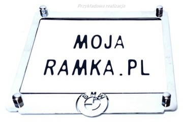 Ramka pod rejestrację na BMW Motorrad MOTO Inox
