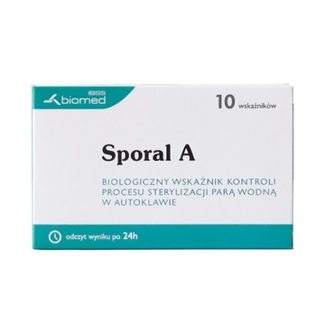 SPORAL A Test biologiczny do autoklawu 10 szt