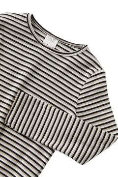 ZARA bluzka t-shirt z długim rękawem paski r. 164