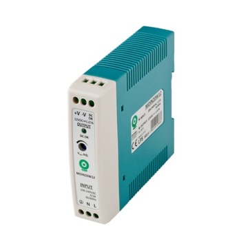 Zasilacz DC na szynę DIN TH35 TS-35 12V/1.67A do LED POS CCTV automatyki s
