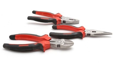 КОМБИНИРОВАННЫЕ ПЛОСКОГУБЦЫ НАБОР КЛЕЗЦЕЙ 3 ШТ. НАБОР КЛЕЗЦЕЙ 160ММ