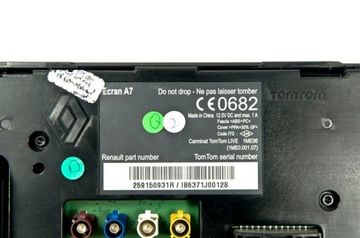 DISPLEJ AUTORÁDIO NAVIGACE GPS RENAULT KANGOO II 259150931R - ORIGINÁLNÍ EU!