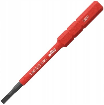WIHA 34578 BIT slimBit electric PŁASKI 0.4 x 2.5