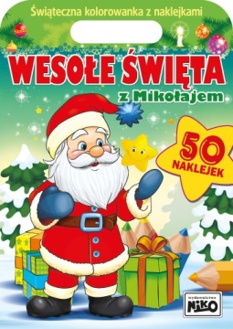 Niko Розмальовка 50 наклейок Веселі свята зі святим миколаєм