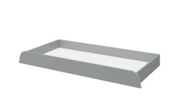 Детская кроватка Bellamy UP 70x120 складная + письменный стол серый