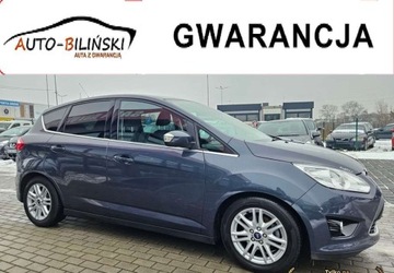 Ford C-MAX II Minivan 1.0 EcoBoost 125KM 2013 Ford C-MAX 1.0 Ecoboost 125KM.Parktron2x.Grzana przednia szyba.Isofix.Opla