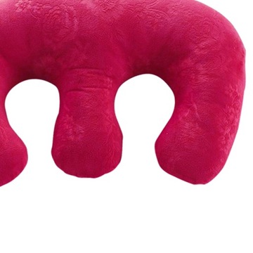 Мягкая съемная подушка для груди, массажная подушка для груди, женственная, розовая, красная