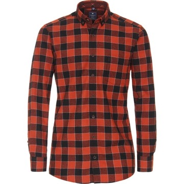 flanelowa koszula męska w kratkę Redmond Modern Fit M_klatka_116