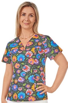 DAMSKA BLUZA MEDYCZNA 100% BAWEŁNA r.S