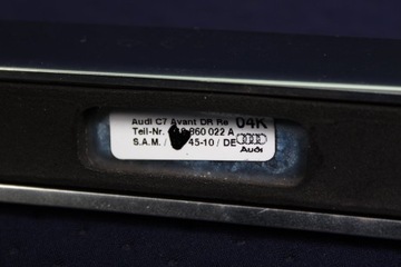 4G9860022A AUDI STŘEŠNÍ NOSIČ PRAVÁ STRANA