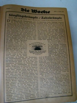 Czasopismo Die Woche cały rok 1923